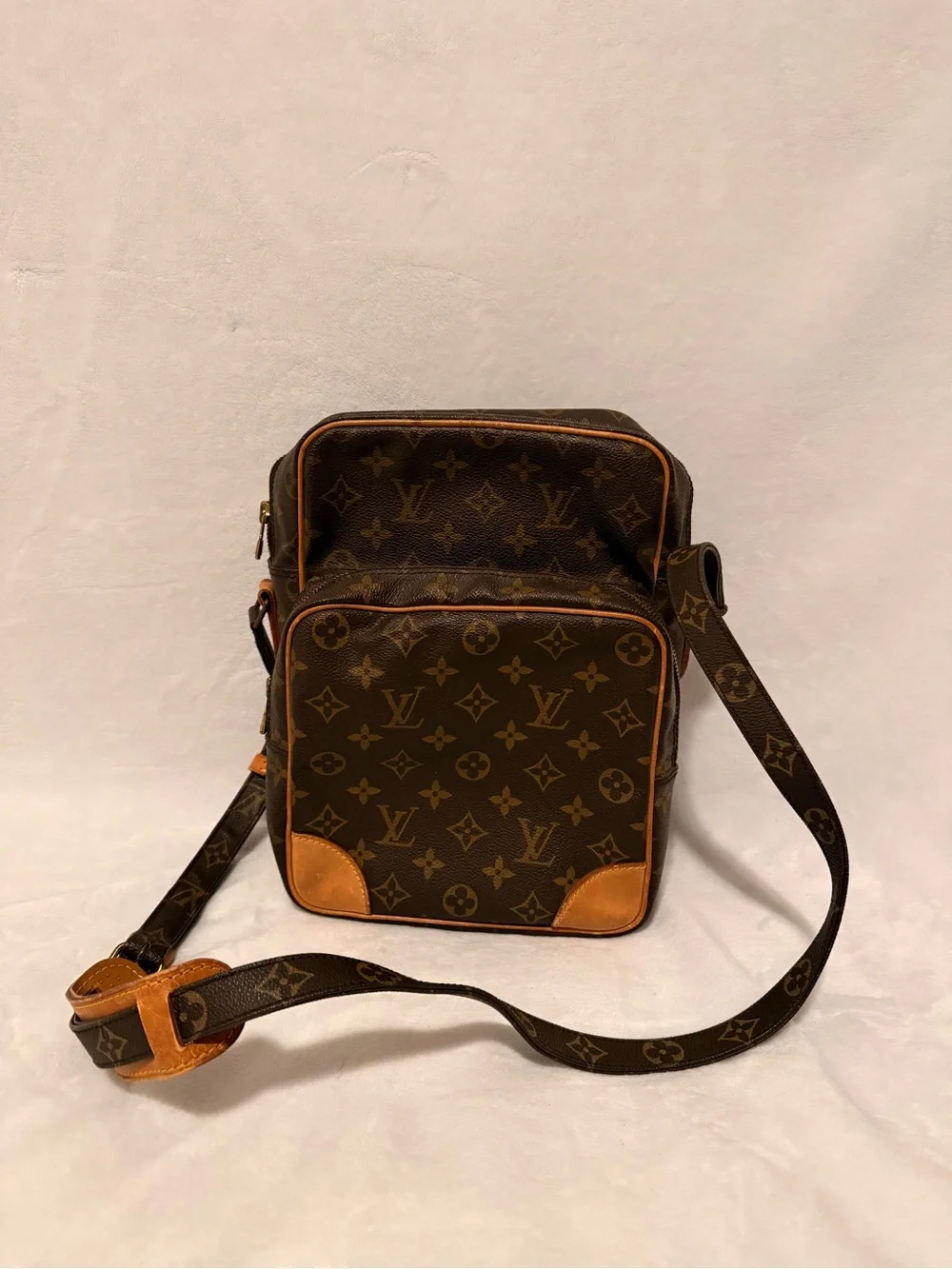 Louis Vuitton Amazone Shoulder Bag GM Brown Canvas 881 TH